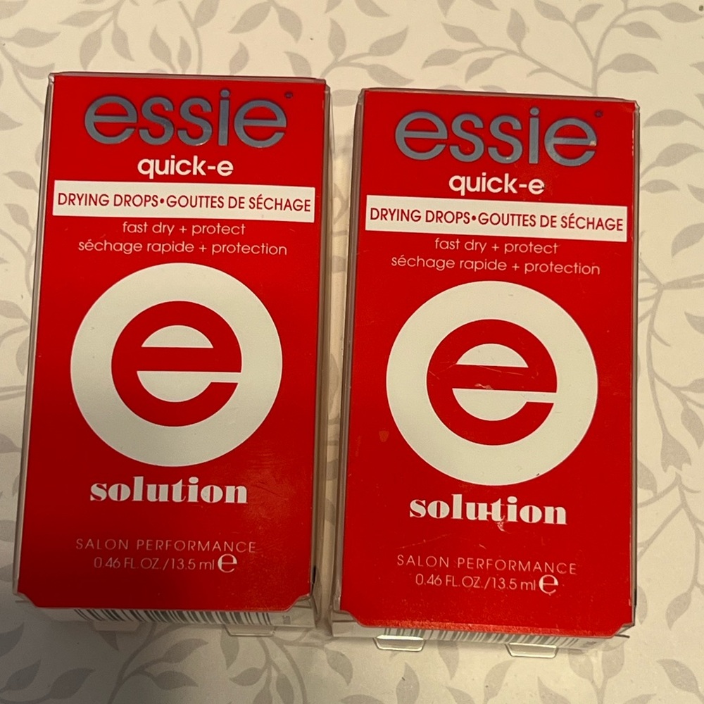 Essie Quick-e Drying Drops 2 PACK - NWT